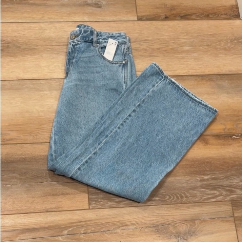 🦋 Pacsun's Womens NWT Casey Low Rise Baggy Jeans Suni color medium indigo 27 🦋